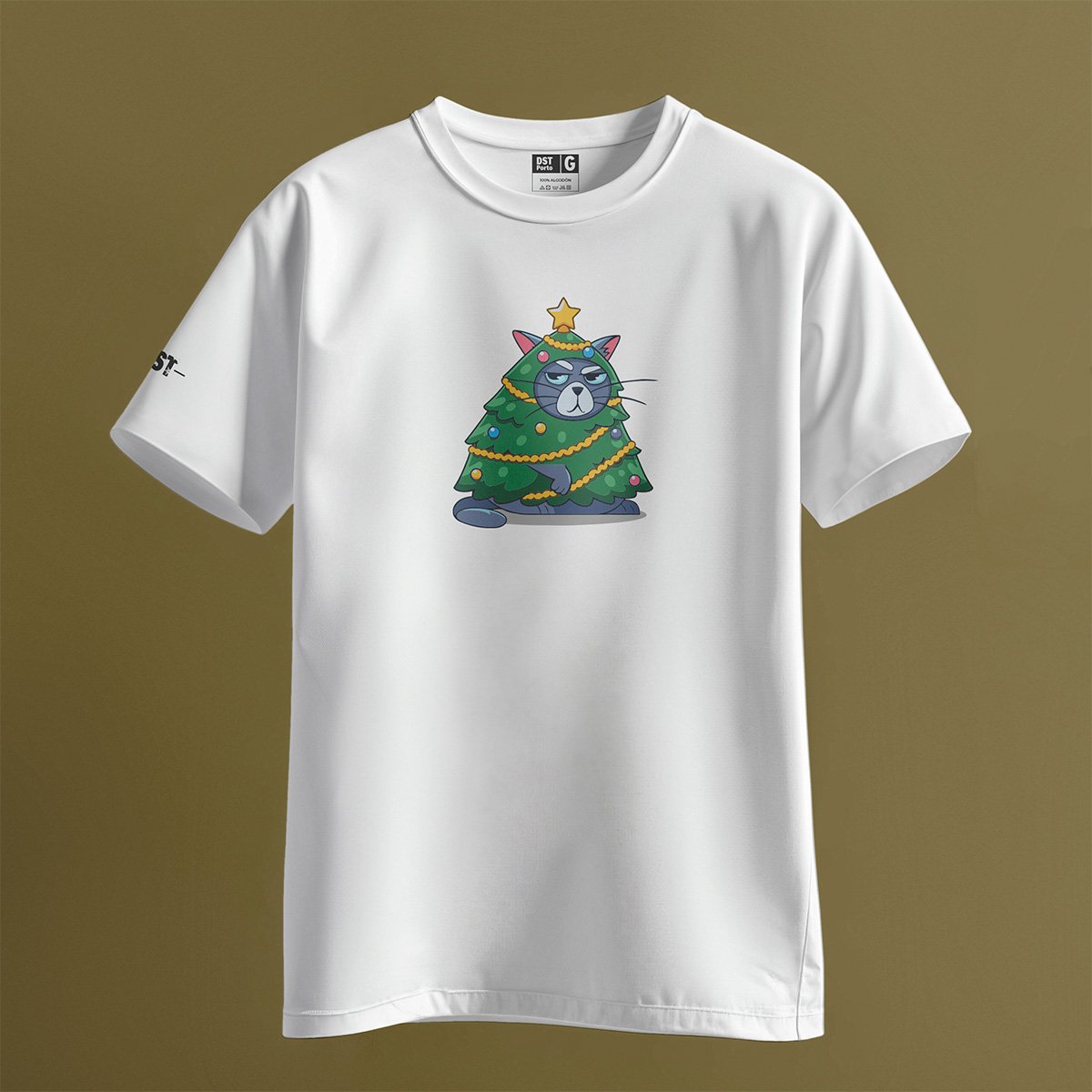 GATO ARBOL NAVIDEÑO - BCO