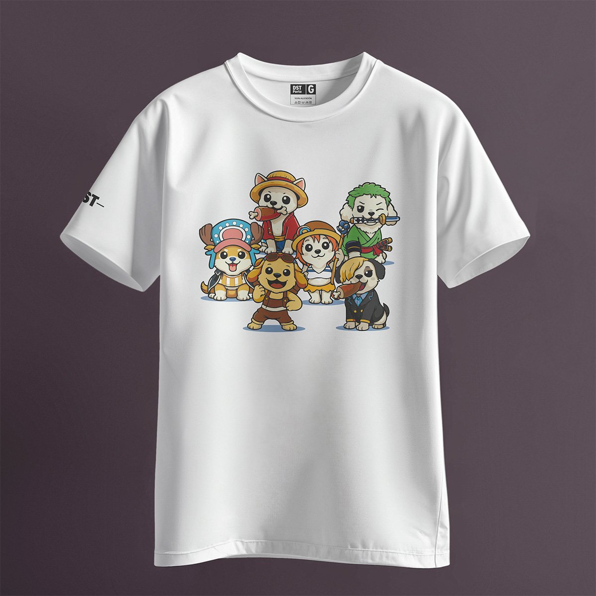 PERRITOS ONE PIECE - BCO