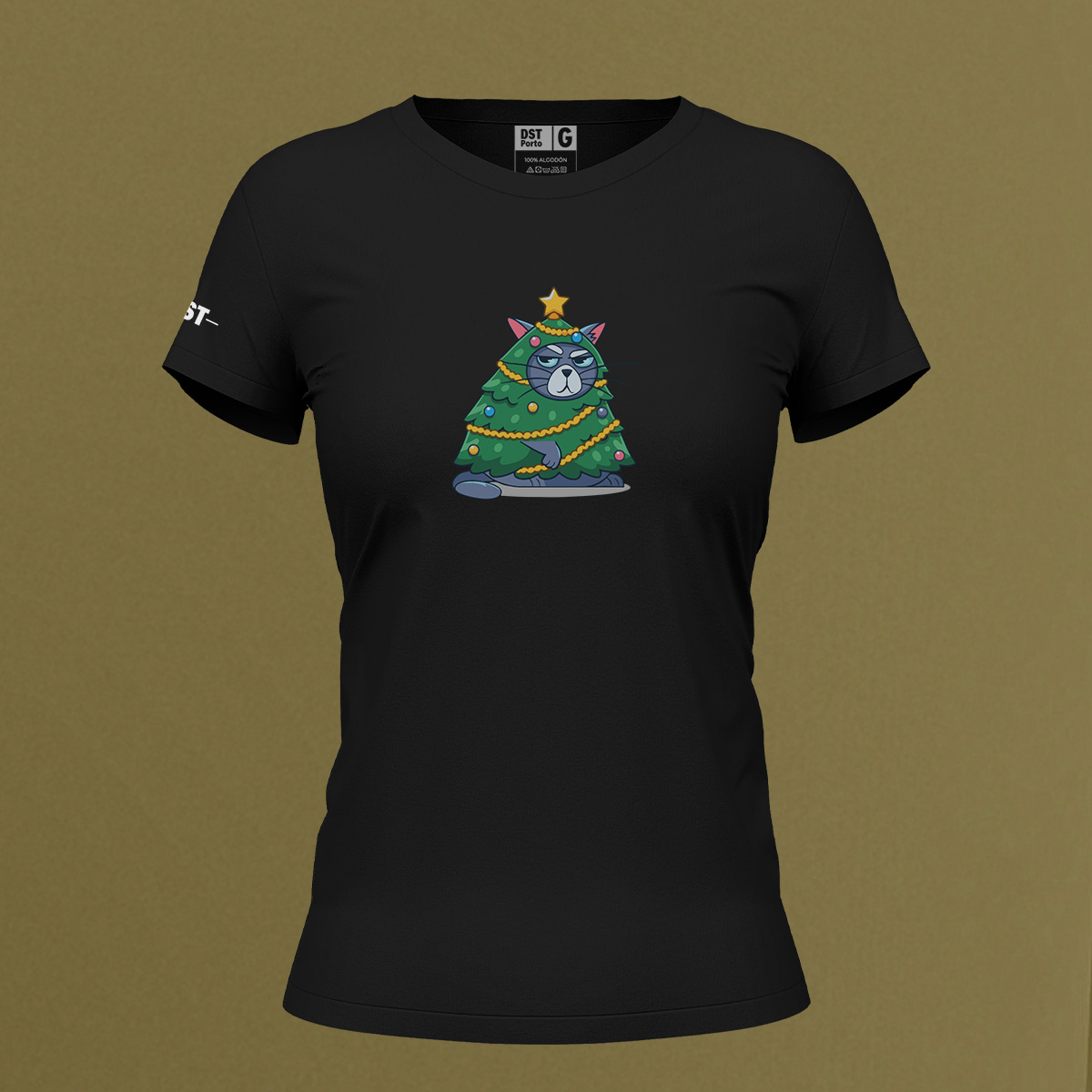 GATO ARBOL NAVIDEÑO - NEG